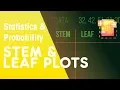 Stem Leaf Plots Probability Maths FuseSchool