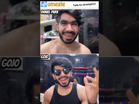 When Gojo Goes On Omegle 💀 #anime #naruto #gojo #luffy #sukuna