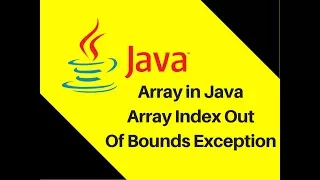 6 7 Array in Java Tutorial With Example ArrayIndexOutOfBoundsException
