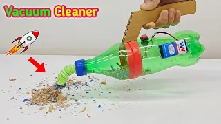 How to Make a Powerful Vacuum Cleaner at Home || DIY Car Vacuum Cleaner || School Science Project 