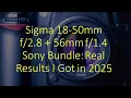 Sigma 18-50mm f/2.8 + 56mm f/1.4 Sony Bundle: Real Results I Got in 2025