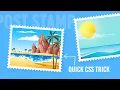 Postage Stamp Cutout Effects Quick CSS Trick OnlineTutorialsYT