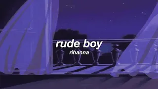 rihanna rude boy slowed reverb 