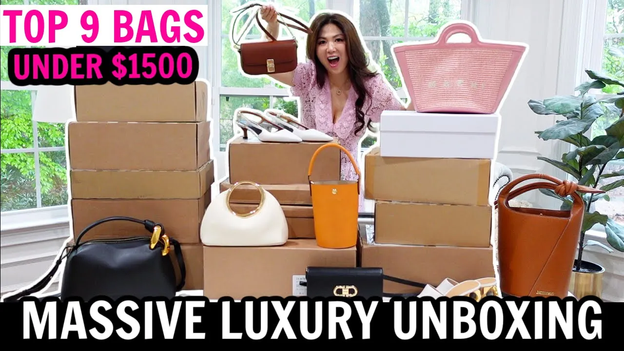 MASSIVE SPRING 2024 UNBOXING | TOP 9 DESIGNER BAGS UNDER $1500 USD | NEW SEASON NEW BRANDS | CHARIS