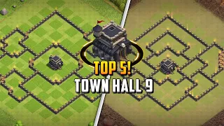 TOP 5 Best Town Hall 9 Th9 Base Layout Copy Link 2025 Clash of Clans