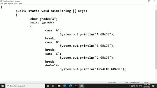 JAVA NESTED IF SWITCH CASE WHILE LOOP
