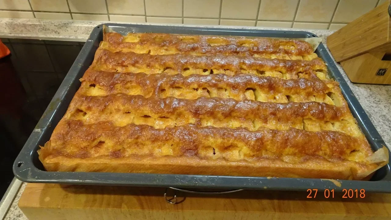 
          
          
          
            
            Apfelkuchen vom Blech, super zum einfrieren geeignet
          
        . 