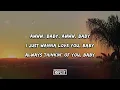 Aitch, Ashanti - Baby (Lyrics)