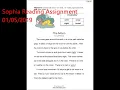 Sophia reading assignment k5 learning level D lesson18