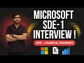 Microsoft Interview Experience Off Campus Complete Process