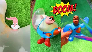 Inflating and Exploding Space Jam Toys💥 (Satisfying + Loud)