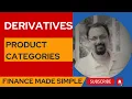 Derivatives 101 - Derivative Product Categories
