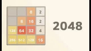 Coding the game 2048 in Python Time-lapse