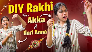 😍Akka & Hari Anna ku Hand-Made Rakhi💓 || 🥰Raksha Bandhan Special✨ || Ammu Times ||