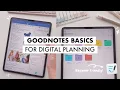 Goodnotes Basics for Digital Planning Beginner Friendly Tutorial