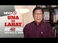 Lagu Una sa Lahat Rewind | February 2, 2026 #FrontlineRewind