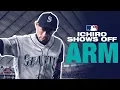 Ichiro shows off CANNON from Japan exhibition game