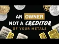 How to Truly Own Gold Silver Stored With a Vault Forget Allocated Segregated Storage