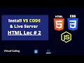 HTML Tutorial VS Code Setting Live Server Web Devolpment Tutorials 2