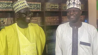 sannu sheu visits the chief imam of offa muslim hospital while he takes him round the compound 
