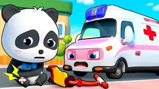 Download Bayi Panda Kiki Kecelakaan | Mobil Ambulans Beraksi | Lagu Anak-anak | BabyBus Bahasa Indonesia MP3