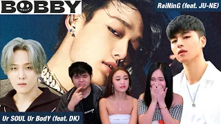 Download BOBBY - 'Ur Soul Ur Body' (Feat. DK) \u0026 'RAINING' (Feat. JU-NE) 😭 iKONICS REACTION! 💔 (ENG SUB) MP3