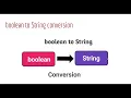 boolean to string conversion in java How to Convert Boolean to String in Java