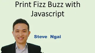 Print Fizz Buzz with Javascript