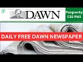 Free Dawn Newspaper pdf Daily