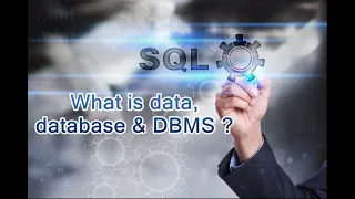 SQL Chapter 1 Introduction-What is data database DBMS