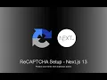 Nextjs 13 ReCAPTCHA
