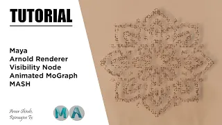 Visibility Node In MASH Maya Arnold Renderer Tutorial