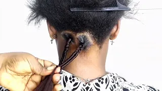 How To Make Zip Braids Hairstyle For Beginners / Fast And Easy