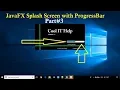 JavaFX Splash Screen Tutorial with ProgressBar Part - 3