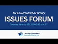 JDCA NJ-11 Democratic Primary Issues Forum