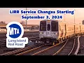 New LIRR Train Weekend Schedule Fall 2024