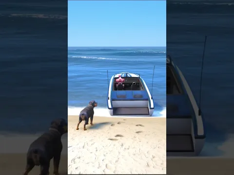 GTA V : DOG TEACHES US TRUE MEANING OF LOVE IN ITS PUREST FORM 🥺❤️ | #gta5 #shorts #youtubeshorts