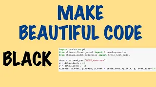 Write Beautiful Python Code Black Extension Tutorial