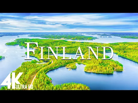 Download MP3 FLYING OVER FINLAND (4K UHD) - Relaxing Music Along With Beautiful Nature Videos - 4K Video Ultra