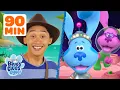 90 MINUTES of Exploring FUN and Playing Games w Blue Josh and Magenta Blue s Clues You