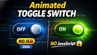 How to Create Animated Toggle Switch Using HTML CSS Only Coding Cloud