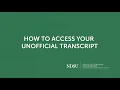 How to Order Your Transcript