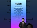 Lagu Jungkook - SEVEN (lyrics) #seven #songlyrics #jungkook #kpop  #shorts #btsarmy #bts