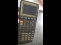 How to fix black screen on Texas instruments calculator easy fix