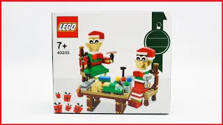 Lego Seasonal 40205 Little Elf Helpers Speed Build Review