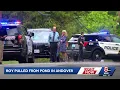 Unresponsive juvenile pulled from Andover pond transported to Boston hospital police say