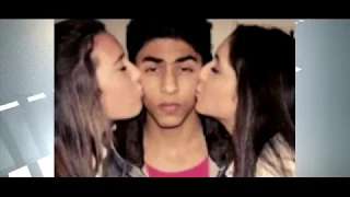 shah rukh khans son aryan and amitabh bachchans granddaughter navya together