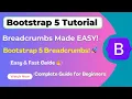 Master Bootstrap 5 Breadcrumbs Full Tutorial in Bangla Bootstrap Full Course