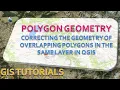 Polygon self intersection Correcting the geometry of overlapping polygons in the same layer in QGIS