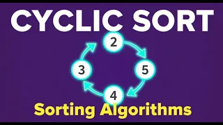 Data Structures And Algorithms Sorting Cyclic Sort